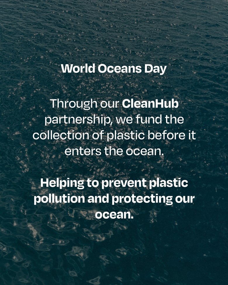 World Oceans Day 2025 - AlmaWin's Clean Hub partnership helps prevent plastic pollution.