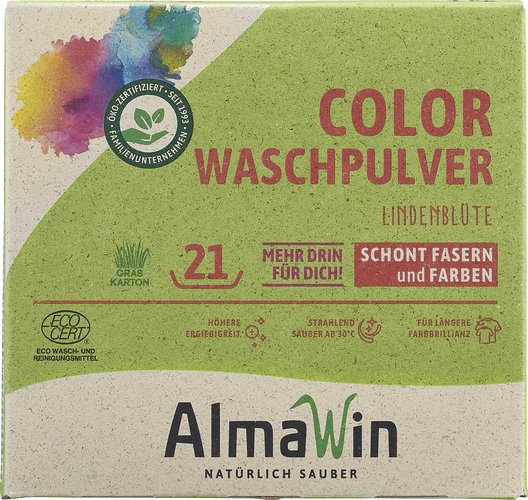 Image Product in grass card board AlmaWin Color Powder detergent 1kg