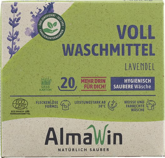 Image Product in grass card board AlmaWin Heavy duty detergent 1,1 kg