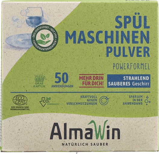 Image Product in grass card board AlmaWin Dishwasher Powder 1,25 kg