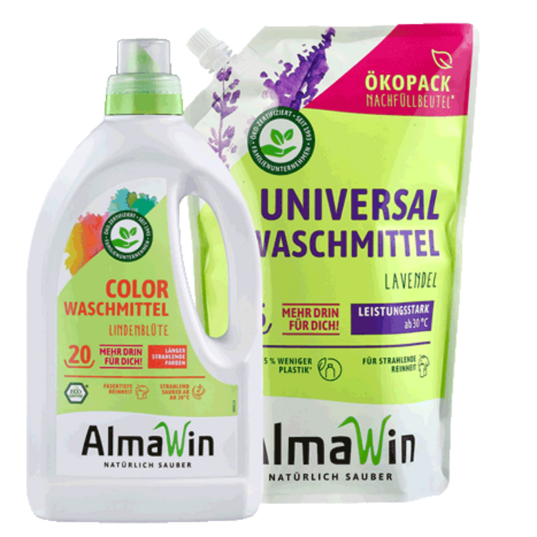 AlmaWin Universal washing detergen and Color detergent
